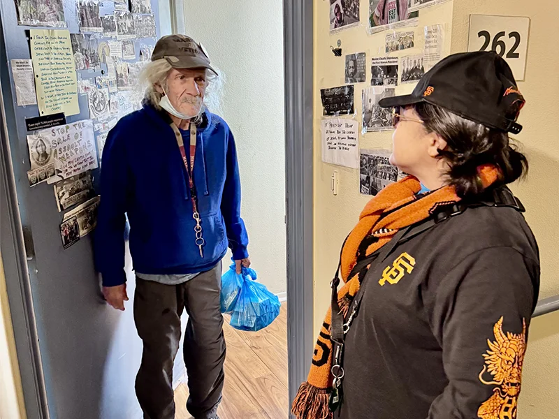 St. Vincent Meals on Wheels Los Angeles client