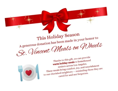 Holiday Donation Cards
