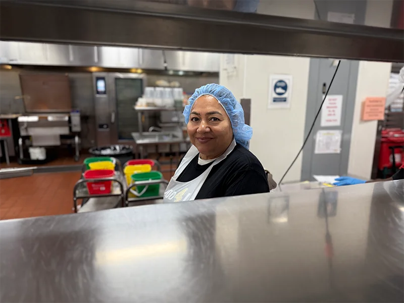 St. Vincent Meals on Wheels Los Angeles kitchen