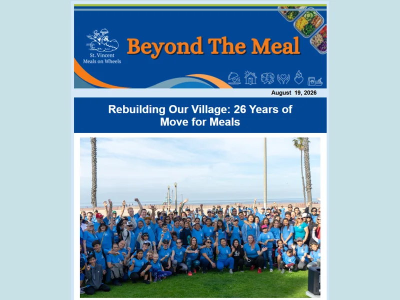 Rebuilding Our Village: 26 Years of Move for Meals