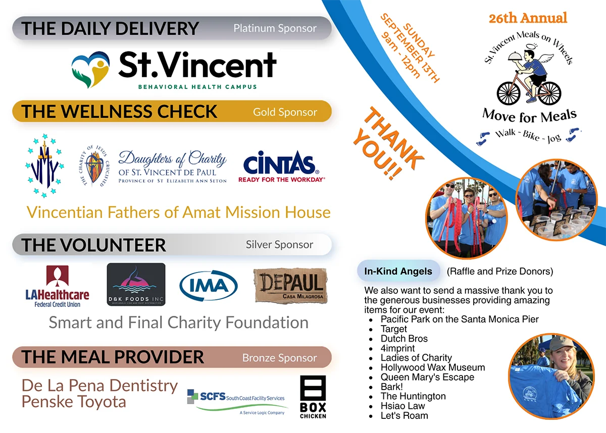 Move for Meals - Thank You Donors