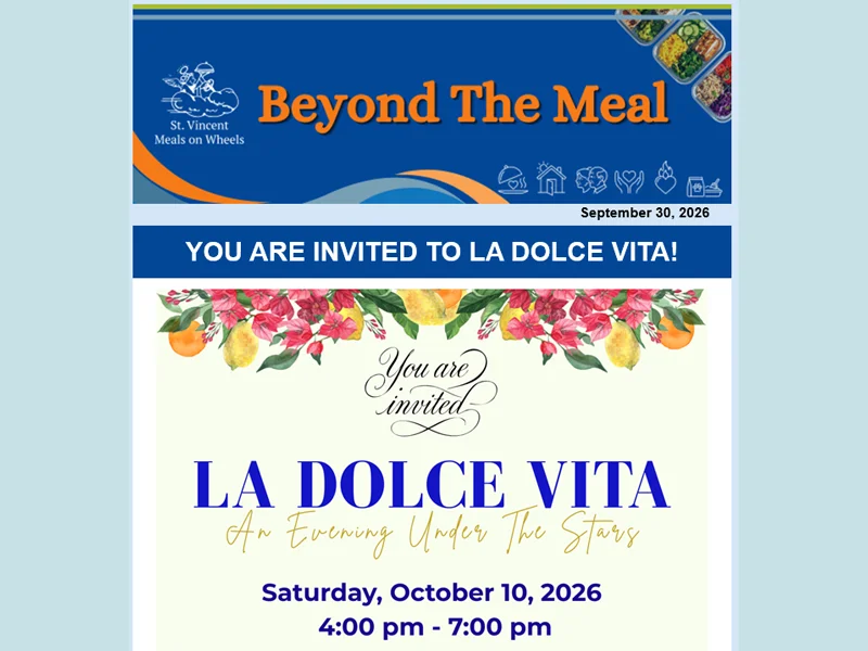 You are invited to La Dolce Vita!